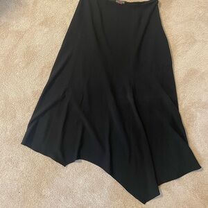 Vince Camuto Asymmetrical Black Skirt